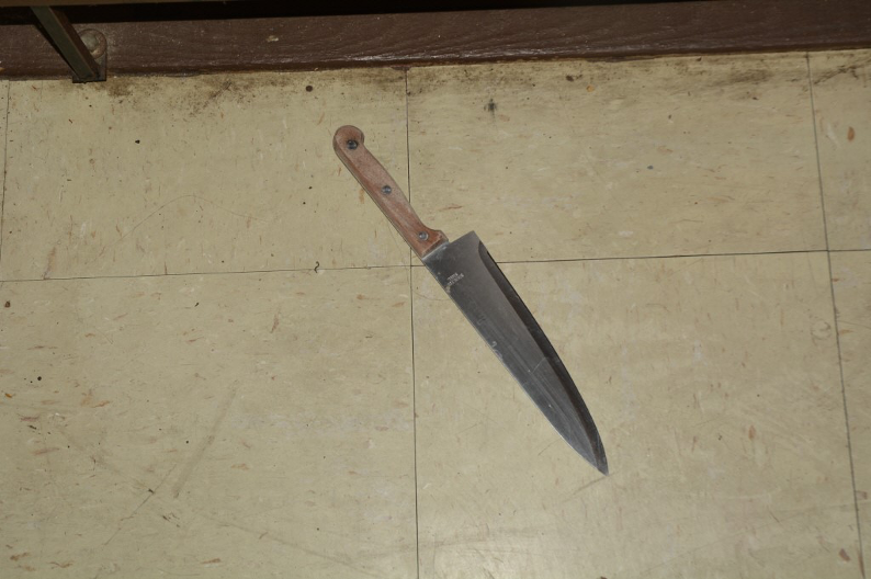 Recovered knife