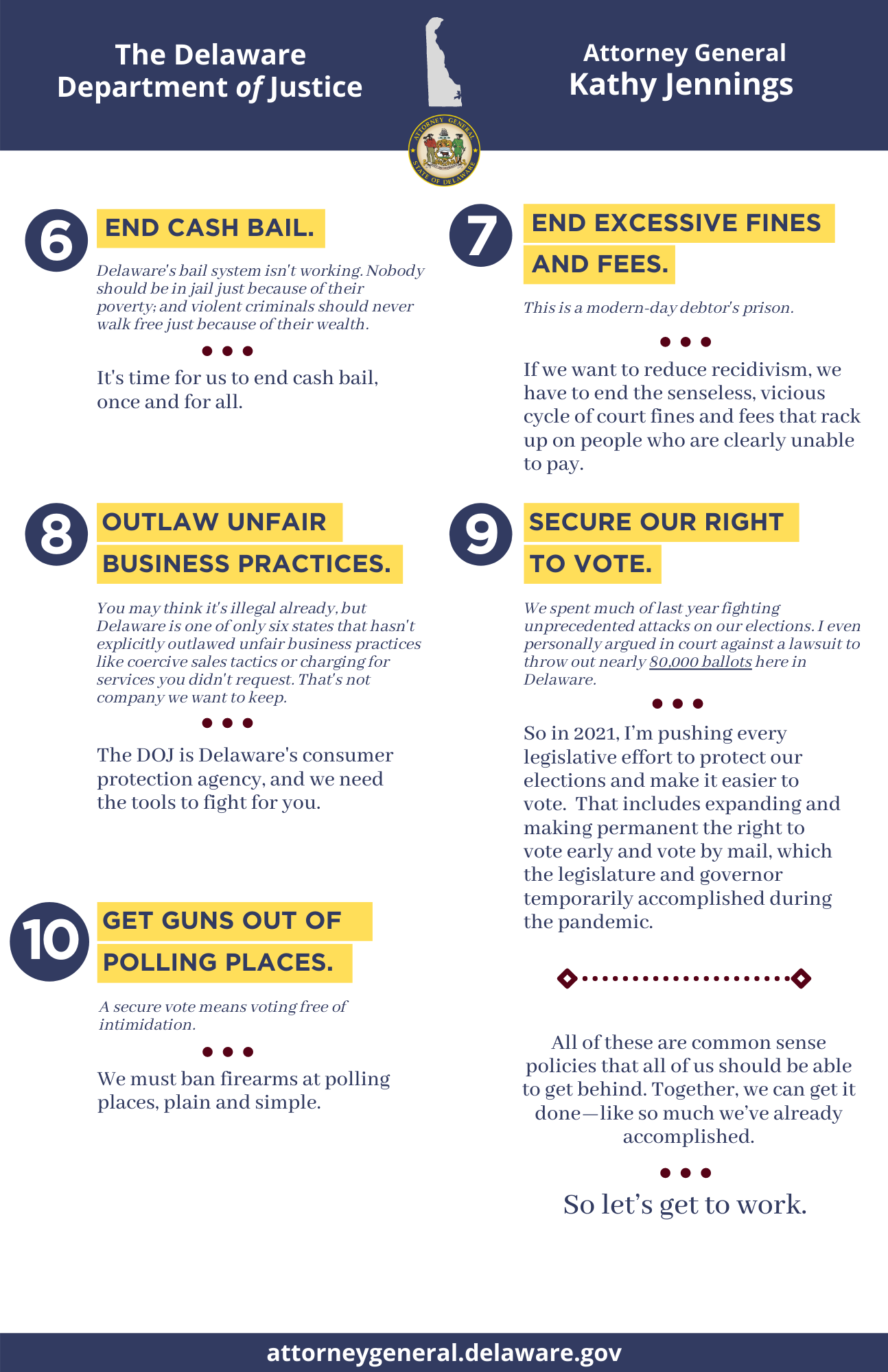 Priorities2 - Delaware Department of Justice - State of Delaware