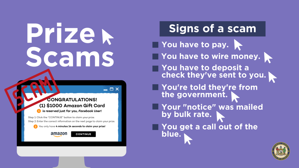 Prize Scams Infographic