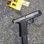 Herndon's handgun (photo taken at scene)